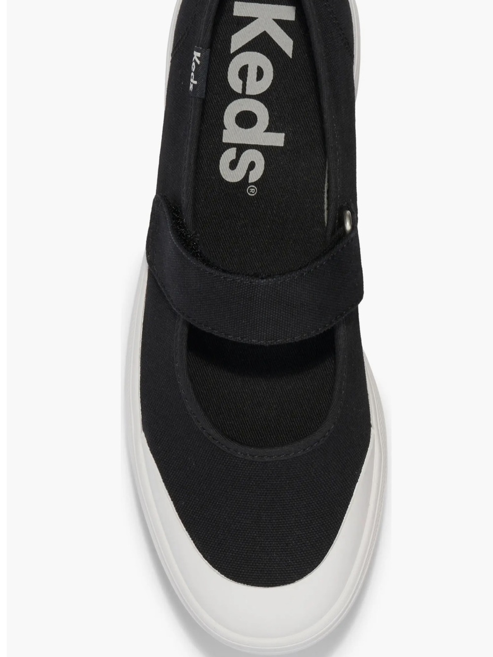 NEW Keds black canvas Maryjane platform sneakers size 6.5 - Picture 5 of 16